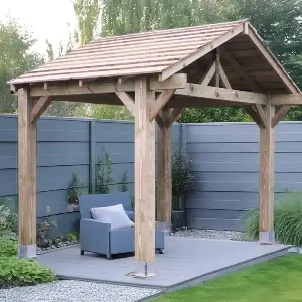 Wooden Gazebo Kit - Great BBQ Shelter or Hot Tub Canopy - Image 2