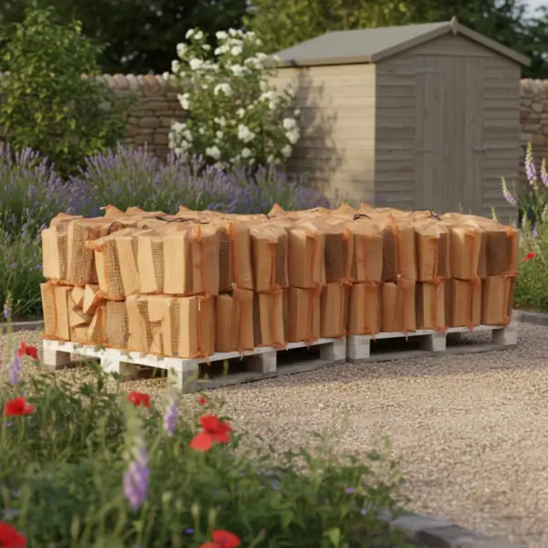 Ash/Birch Logs – Kiln Dried – 40 Bag Deal
