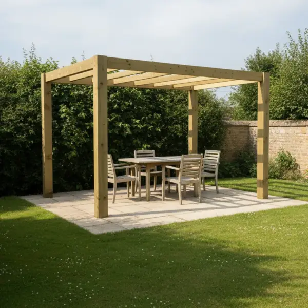 THE CUBE – BESPOKE – Wooden Pergola Kit