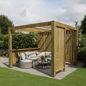 THE CUBE – Standard Wooden Pergola Kit