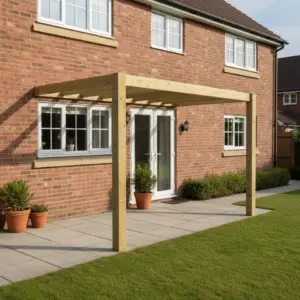 THE CUBE – Bespoke Lean-To Wooden Gazebo