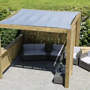 GREY SUN SHADE COVER – To Fit The Cube Pergola