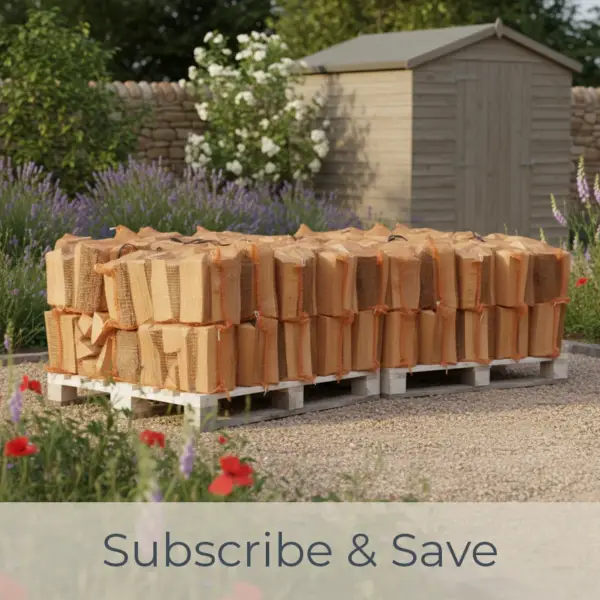 40 Bag Ash/Birch Kiln Dried Logs – Subscribe and Save