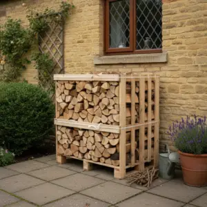 Large Wooden Crate Ash Kiln Dried Logs
