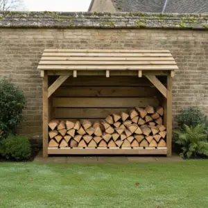Wooden Log Store – Large