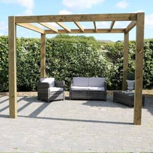 THE CUBE – Standard Sizes- Wooden Pergola Kit