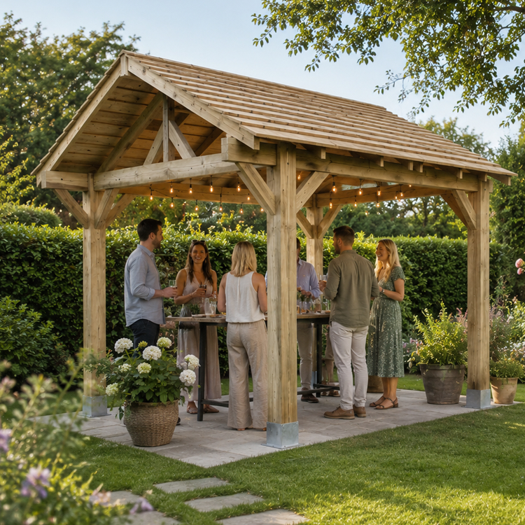 Create a Covered Garden Space image