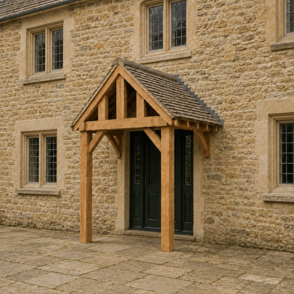 Oak Bespoke Wooden Porch Kit