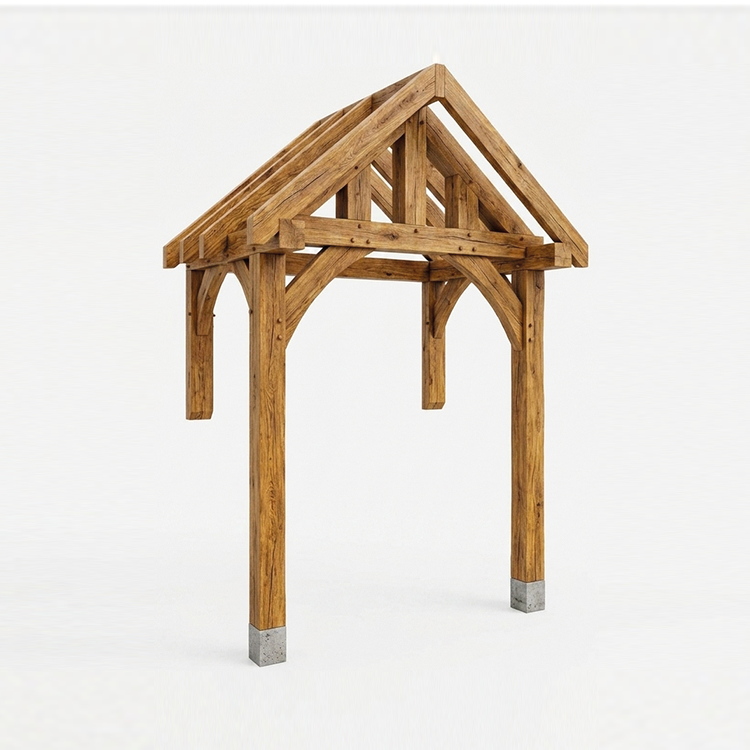 Green Oak Posts, Planed All Round image